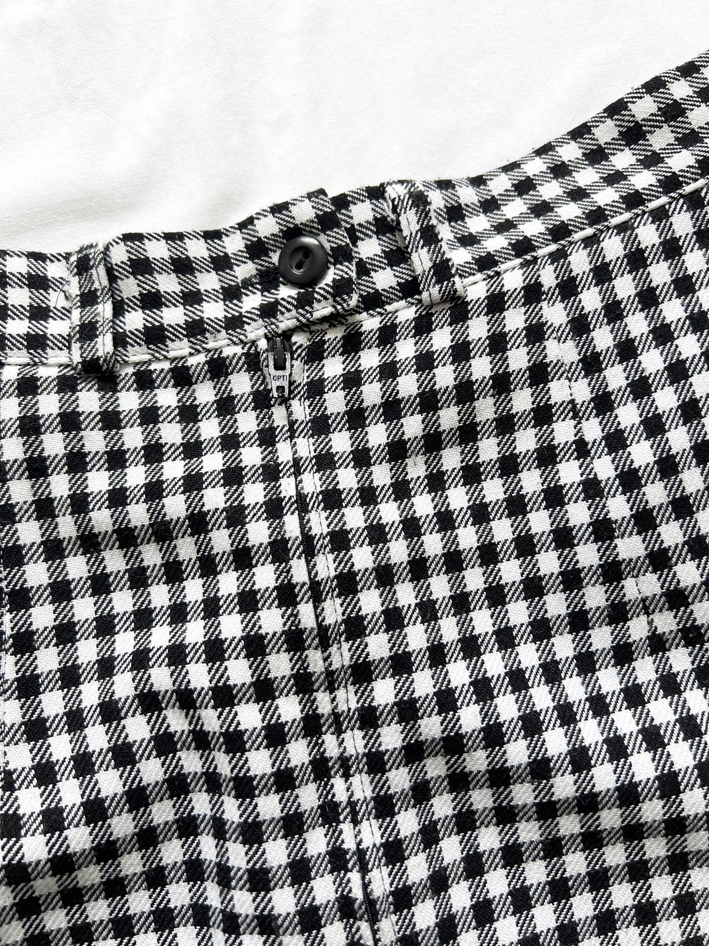 Gingham pencil skirt, Size XS/S