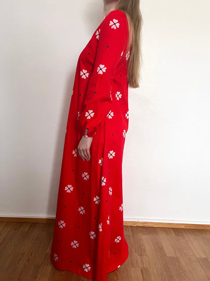 70s Pia & Paula cotton dress, Size M