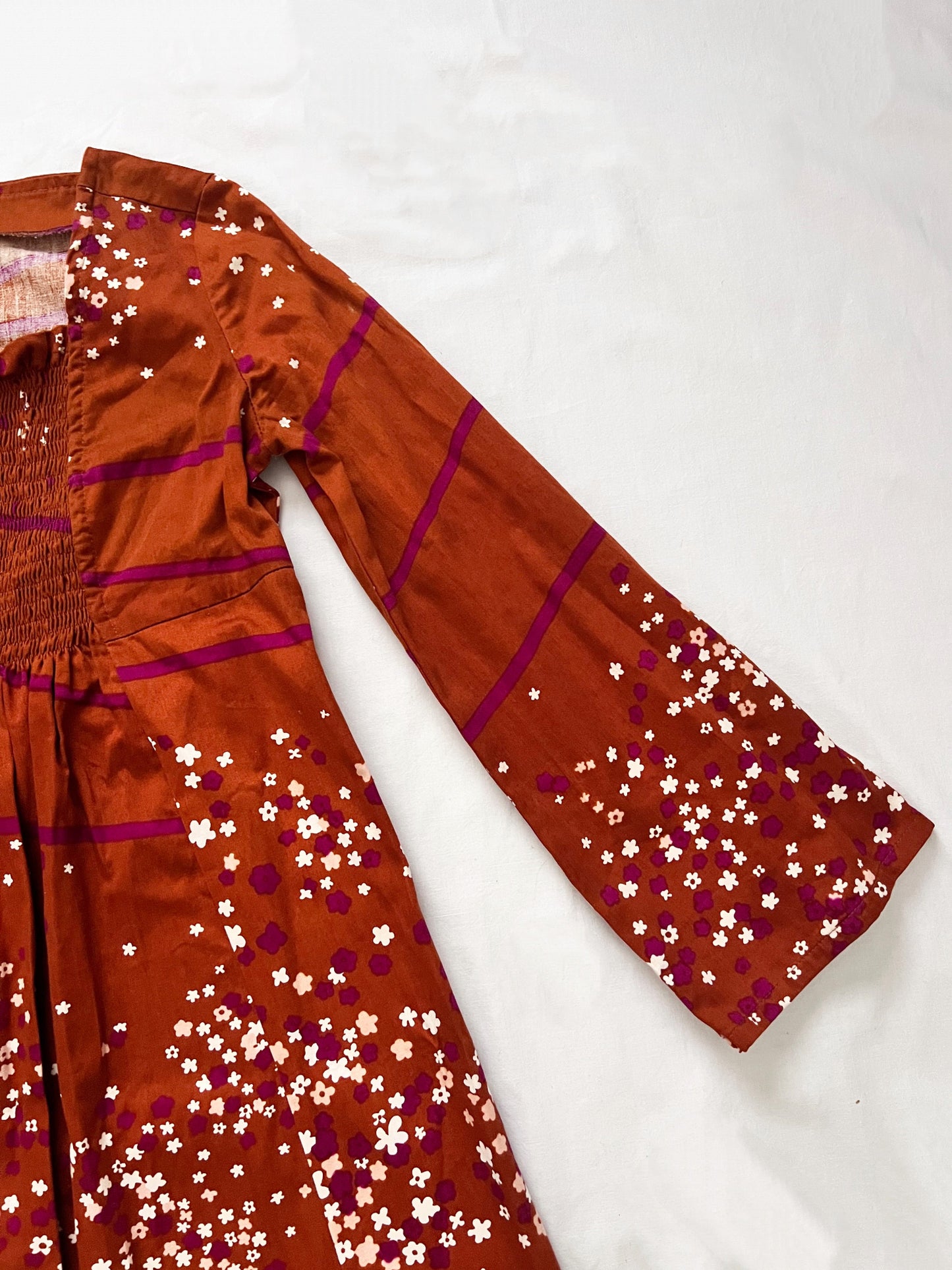 70s maxi flowing dress, Size XS-S