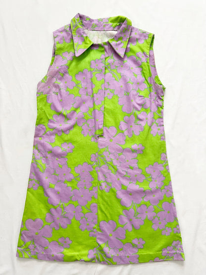 Green and purple tank top, Size XS-S