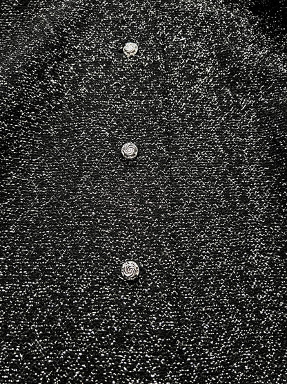 70s glittery blouse, Size L