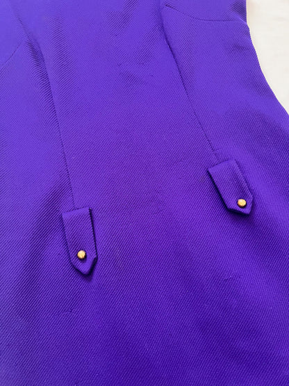 60s purple dress, Size M