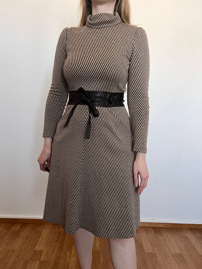 60s turtleneck dress, Size S