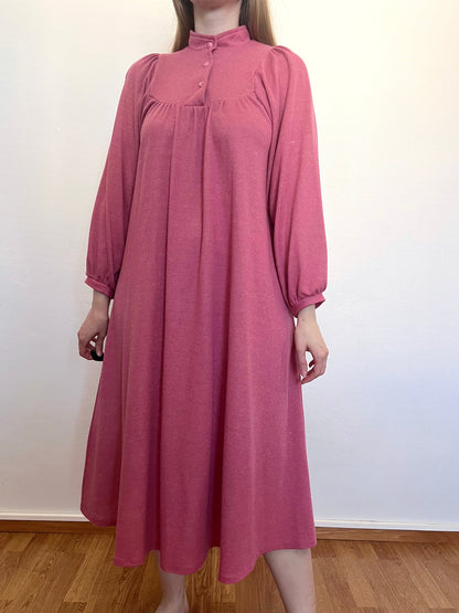 70s/80s pink dress, Size S-M
