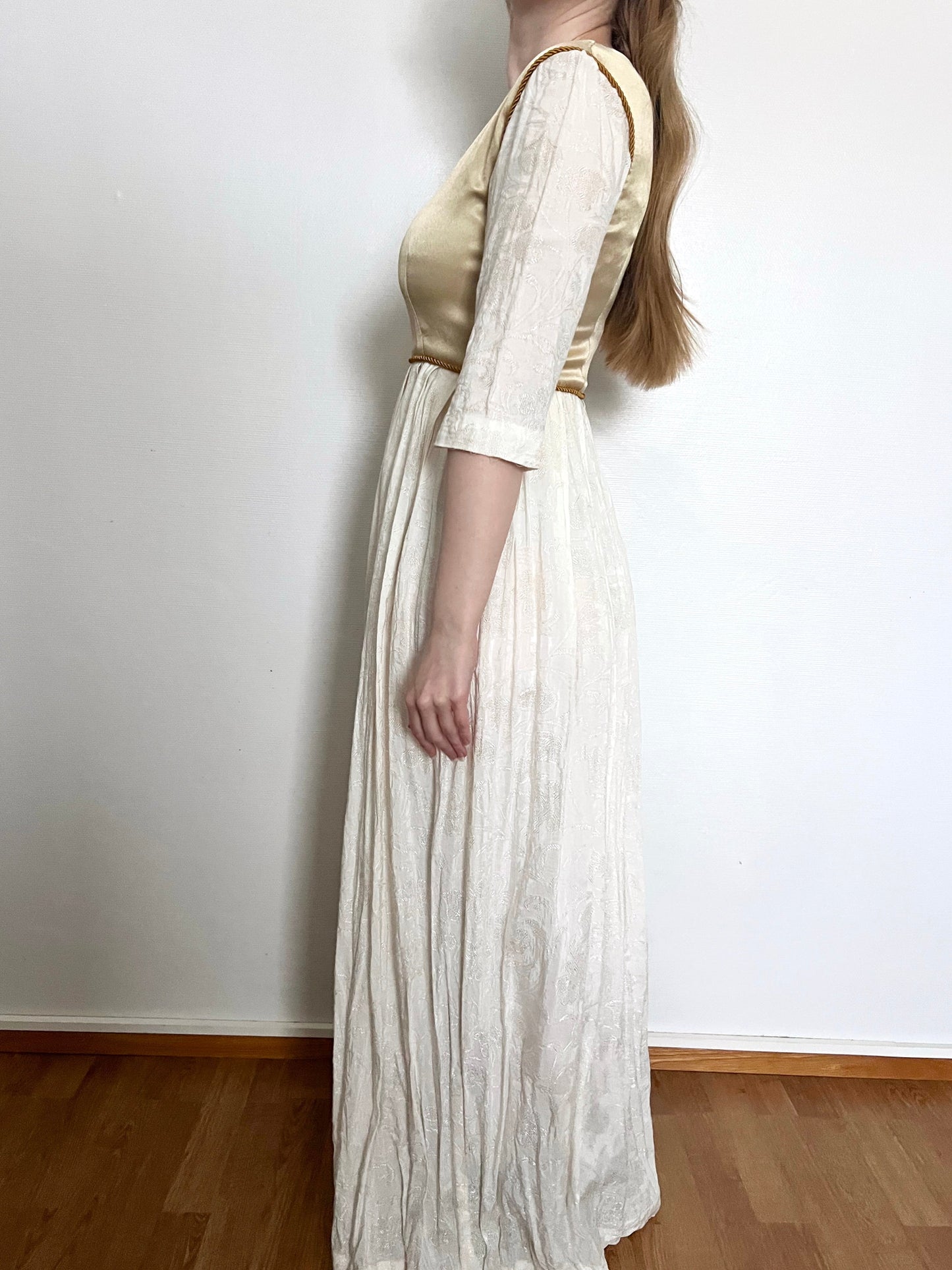 60s/70s Medieval revival maxi dress, Size S