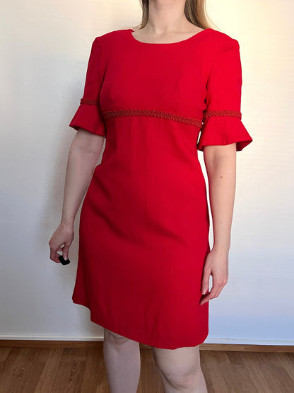 Red trim dress, Size XS-S