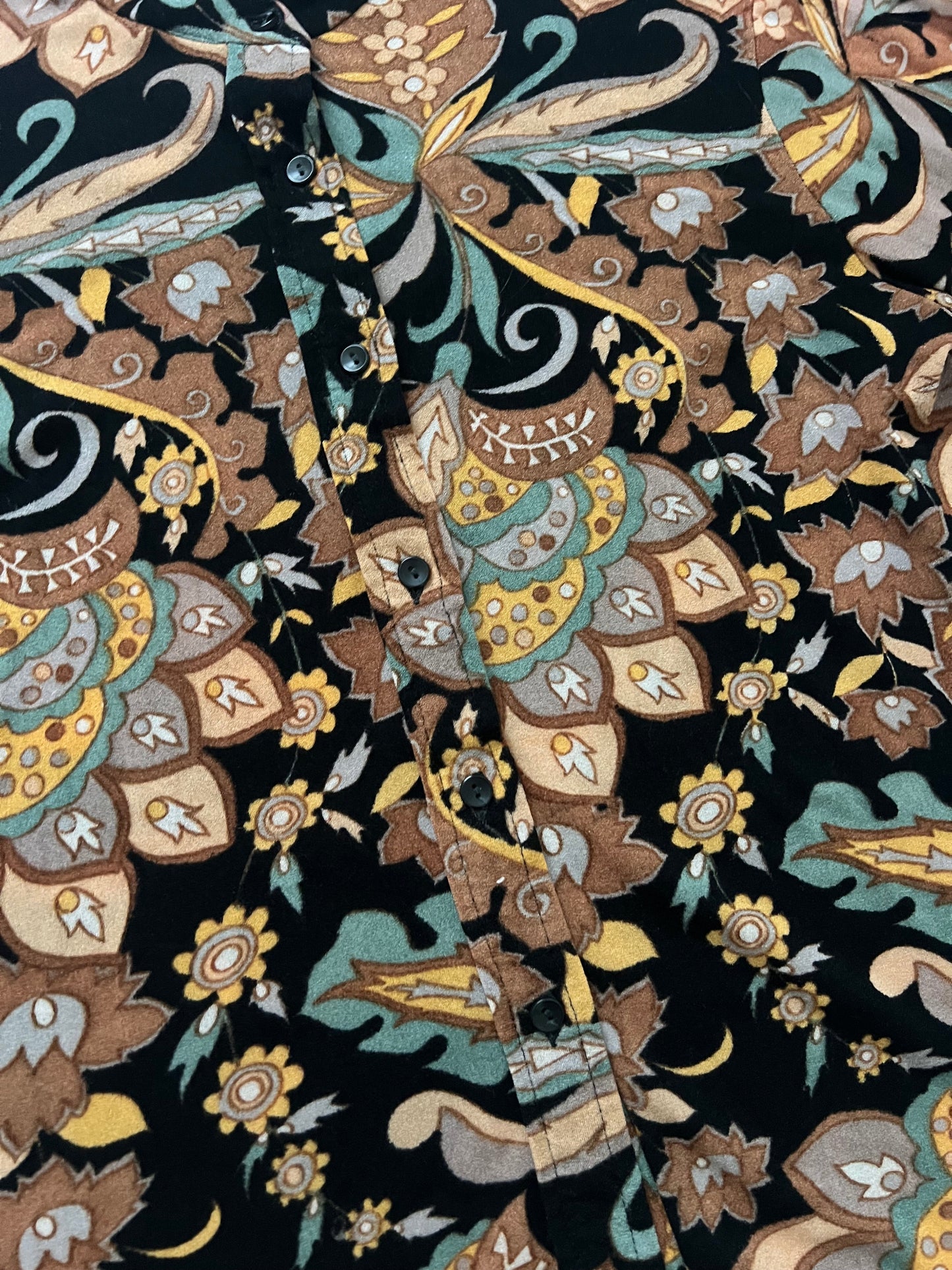 70s pattern top, Size M-L