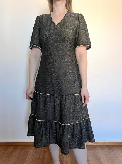 70s shimmery dress, Size S-M