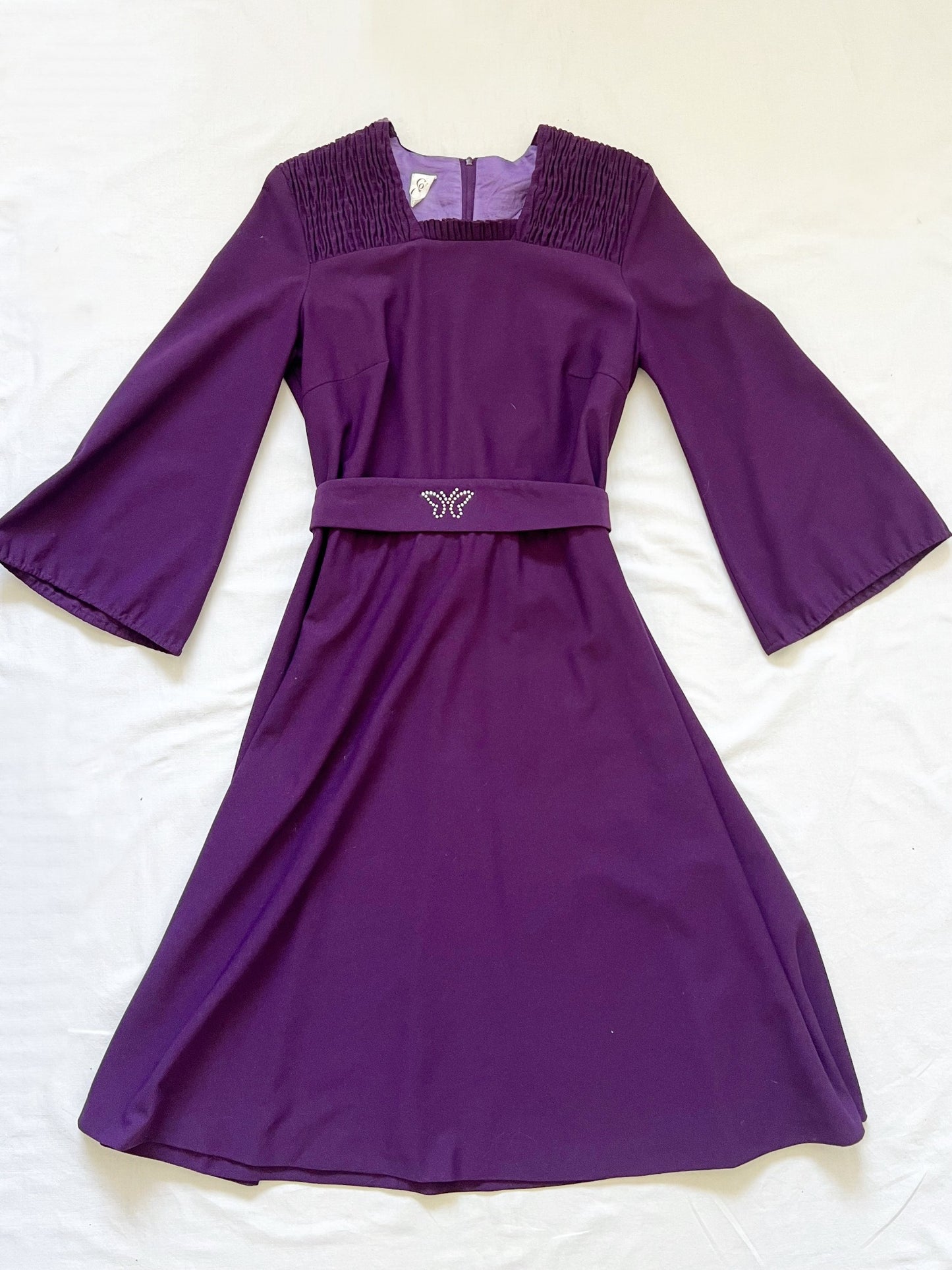 Purple butterfly dress, Size S