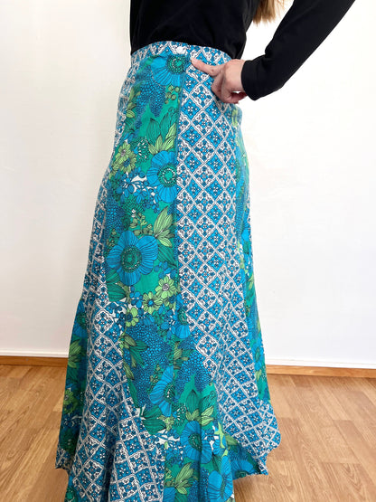 60s/70s patchwork skirt, Size S