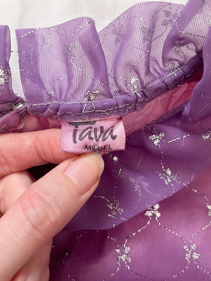 60s shimmery purple dress, Size XS