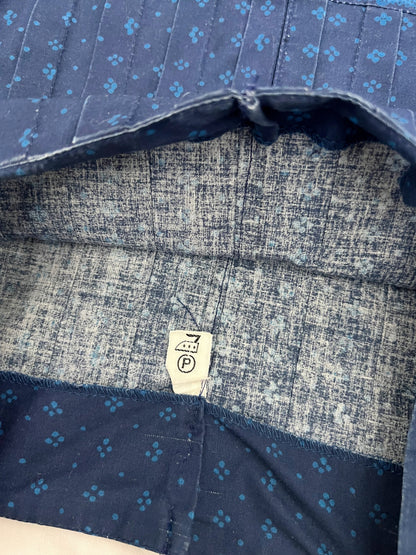 70s Marimekko Mila blue dress, Size S