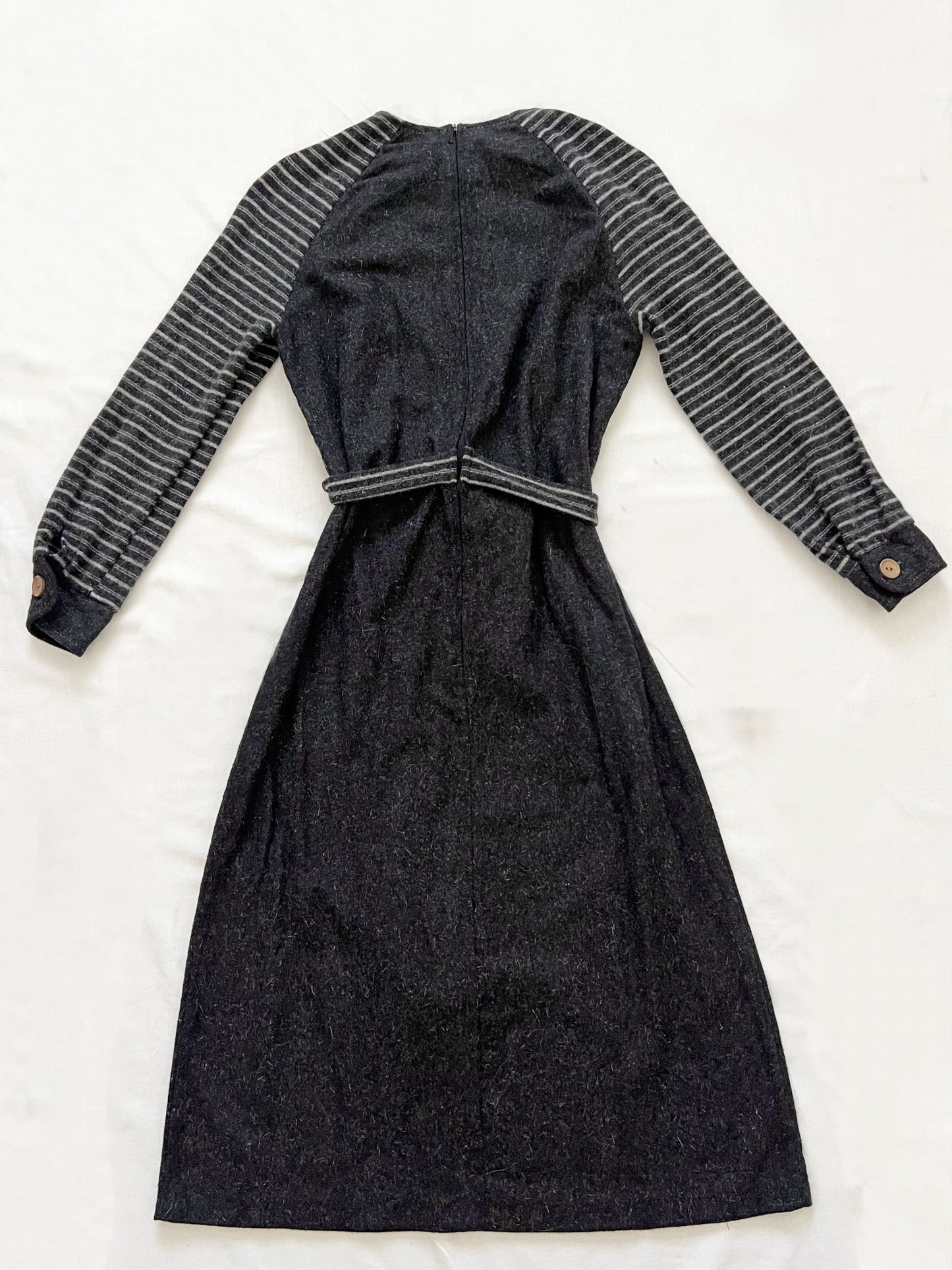 Gray wool dress, Size S