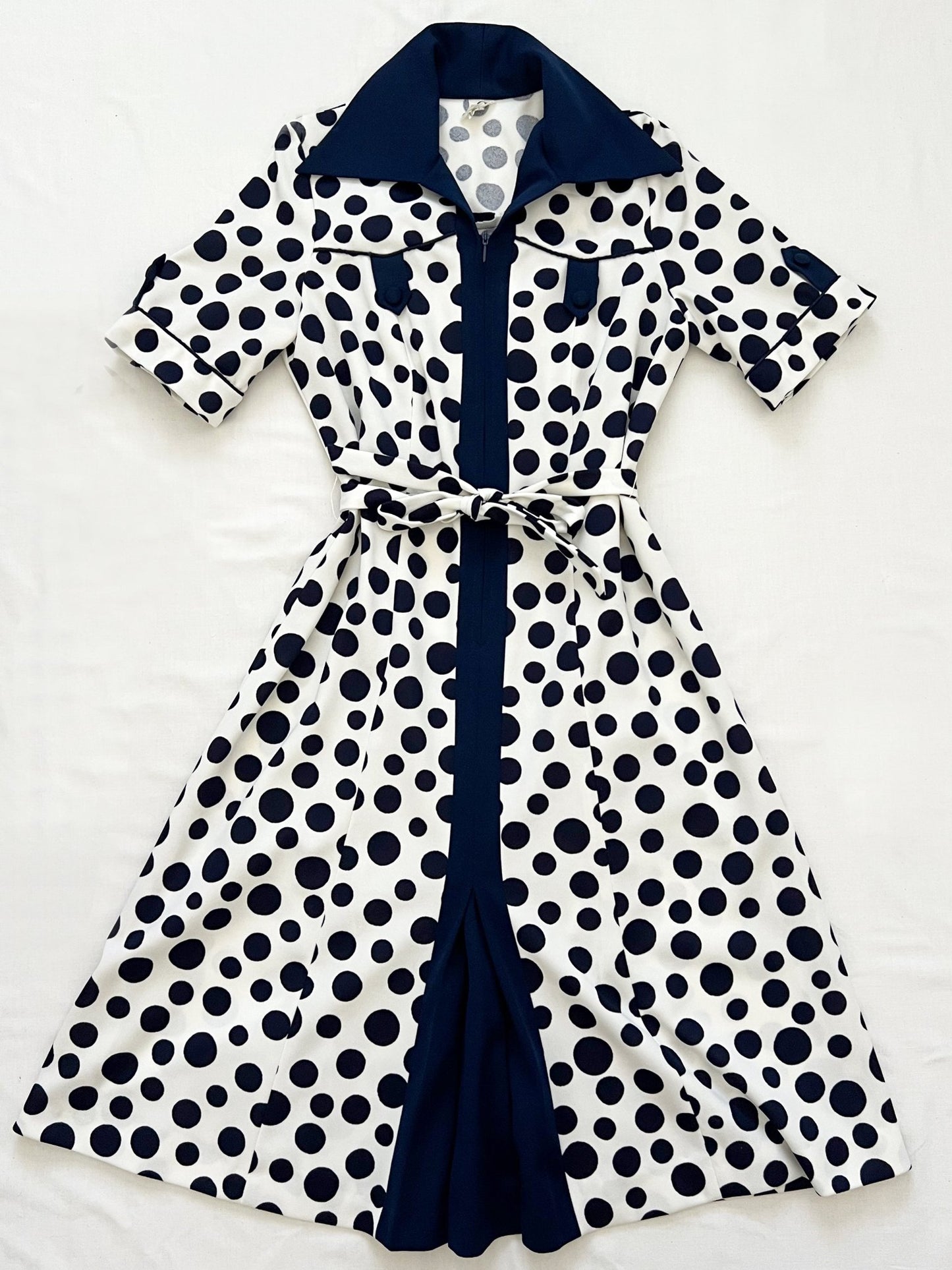 Polka dot dress, Size S