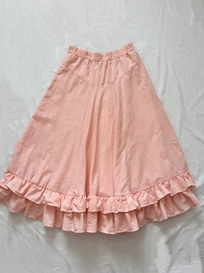 70s/80s peach skirt, Size XS-S