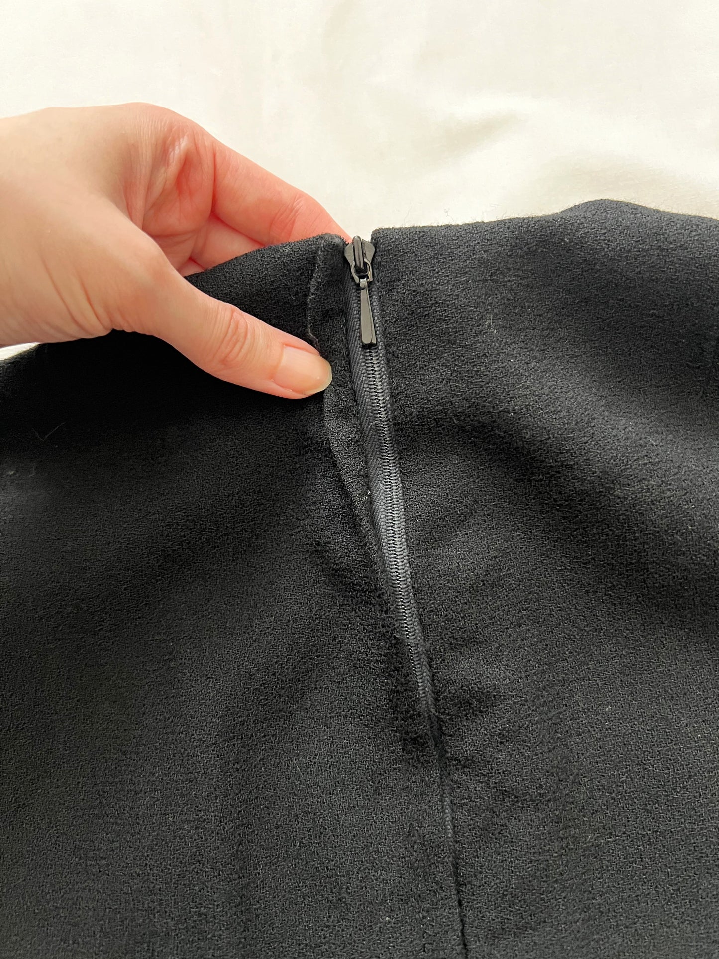 60s black bow dress, Size S