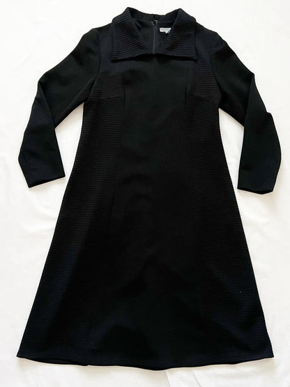 Black ribbed dress, Size S