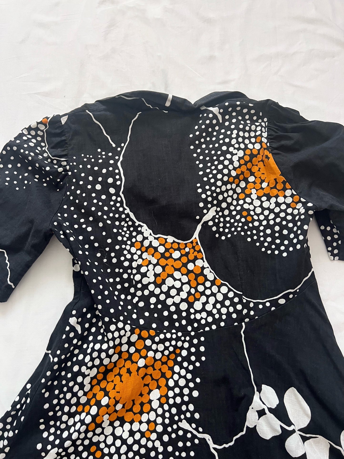 70s Pia & Paula cotton dress, Size S