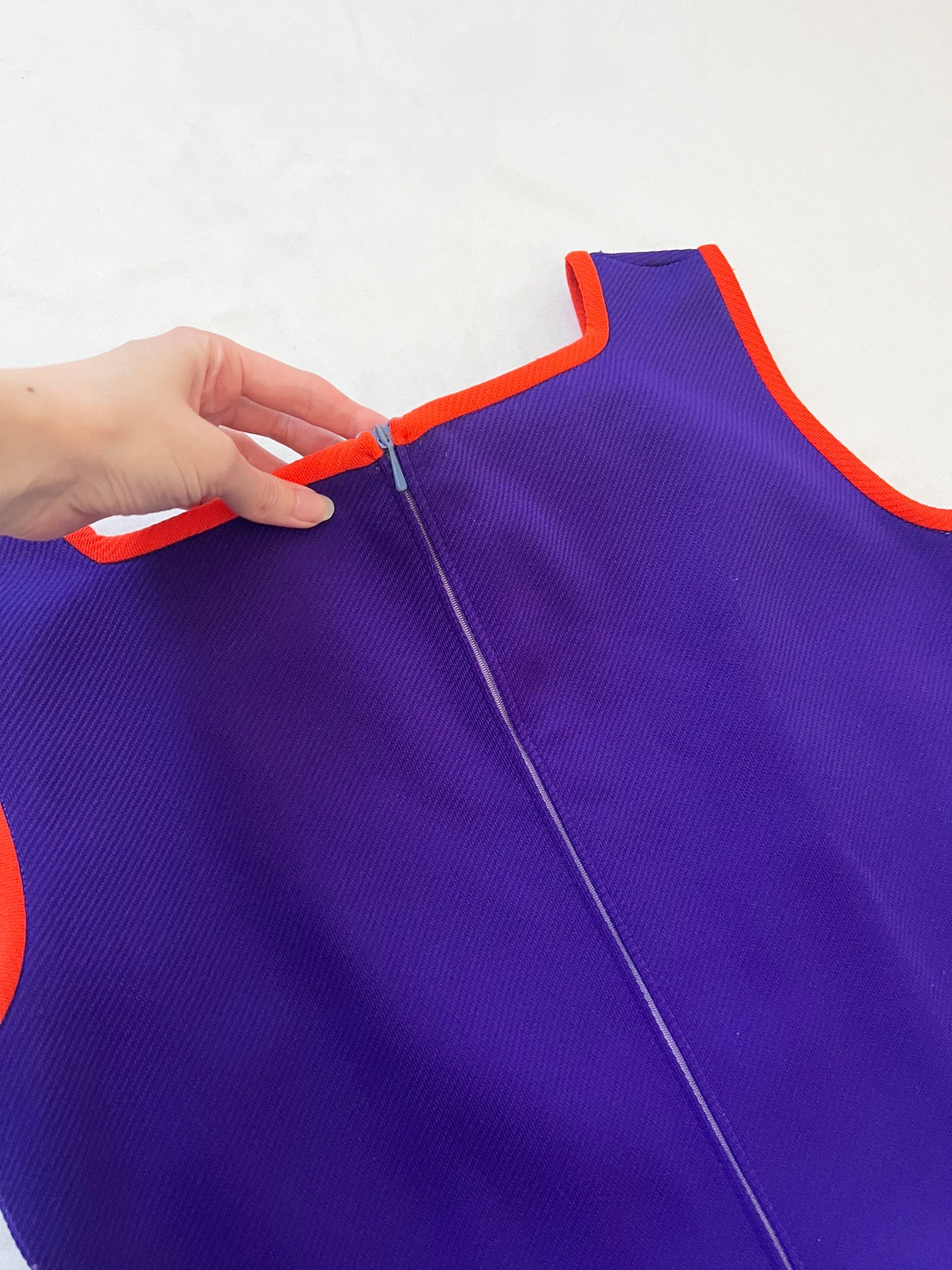 60s purple dress, Size M