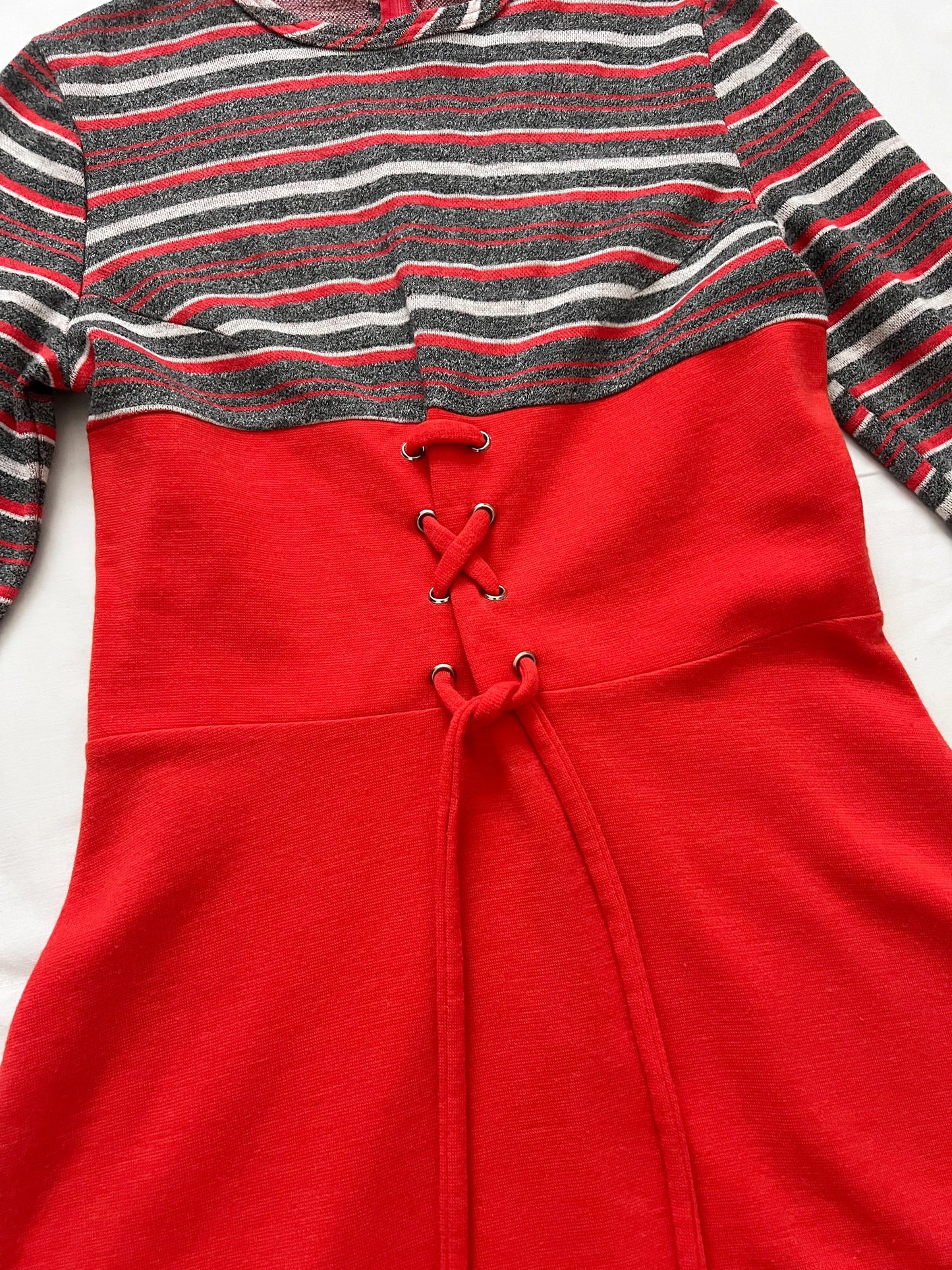 Striped mini dress, Size XS-S