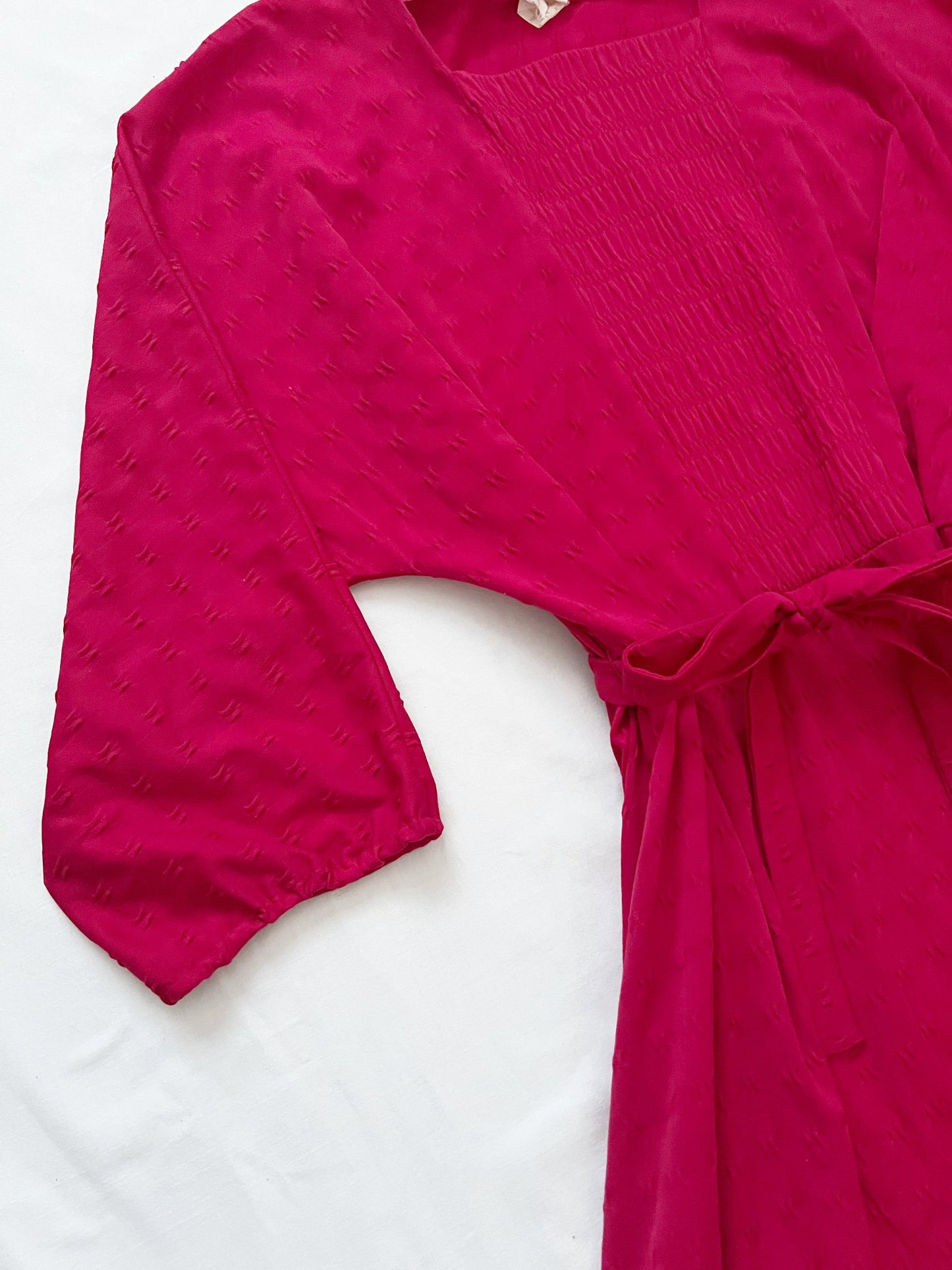 70s pink dress, Size M-XL