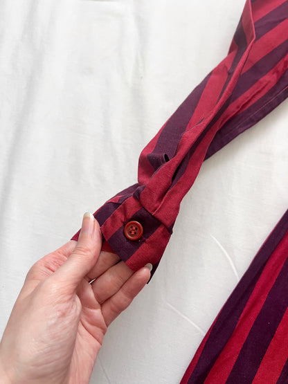 70s Marimekko striped dress, Size XS