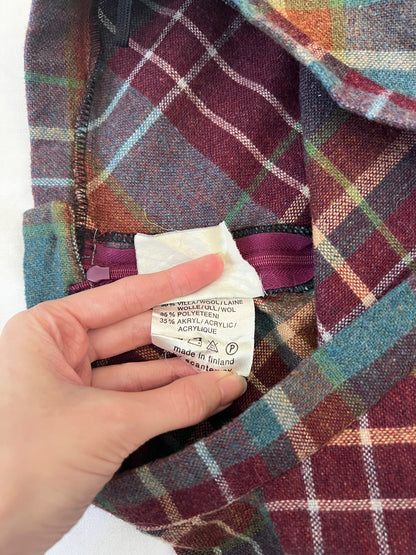 70s plaid skirt, Size S