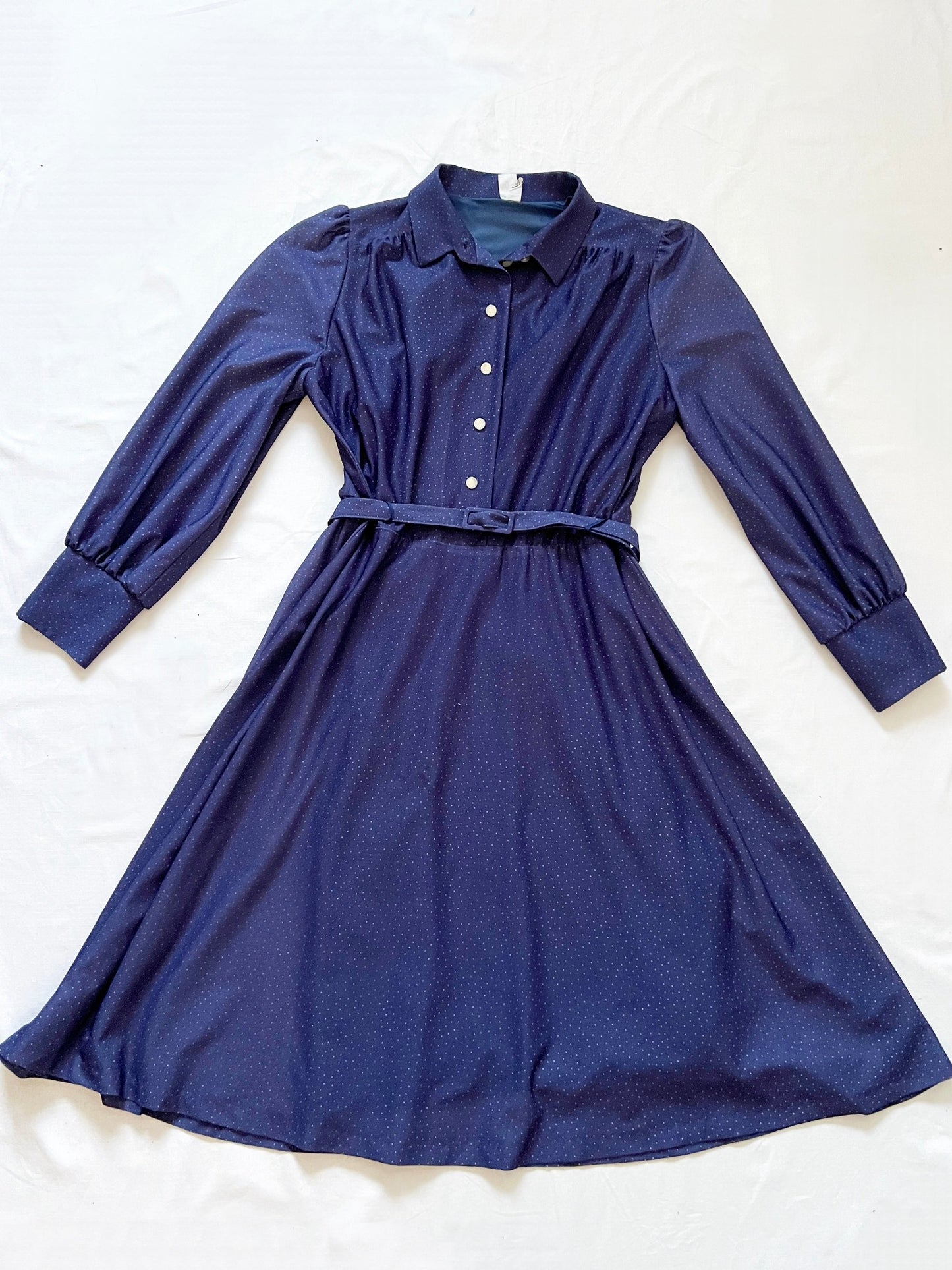 A blue vintage dress