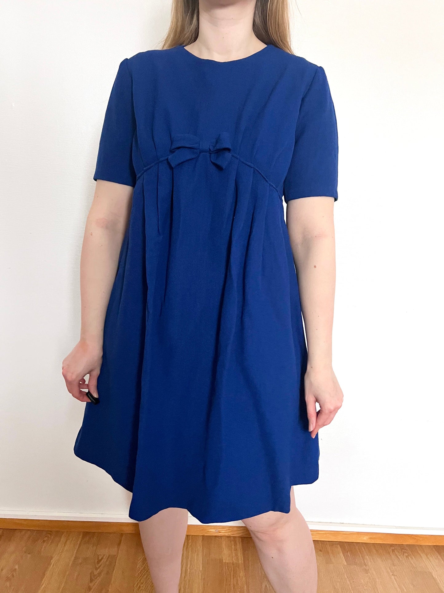 Blue bow dress, Size M