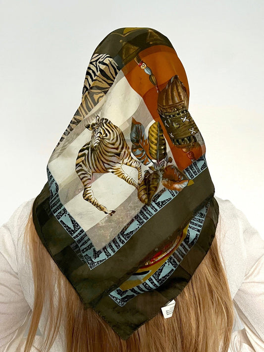 Earthy toned scarf