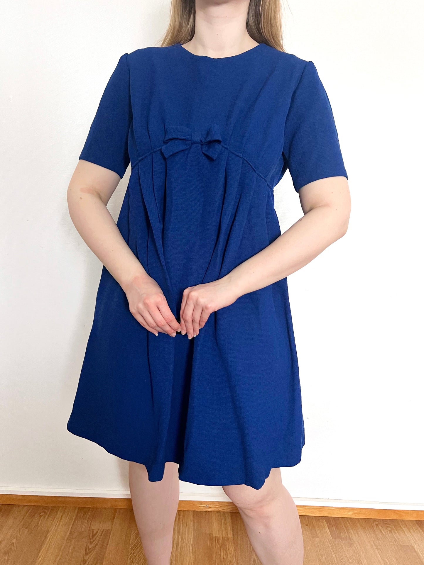 Blue bow dress, Size M