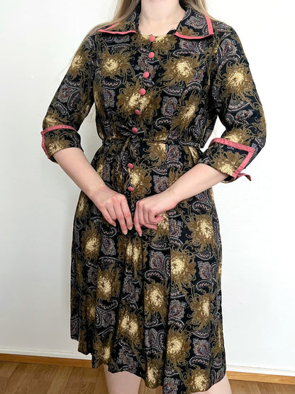 Golden bloom dress, Size L