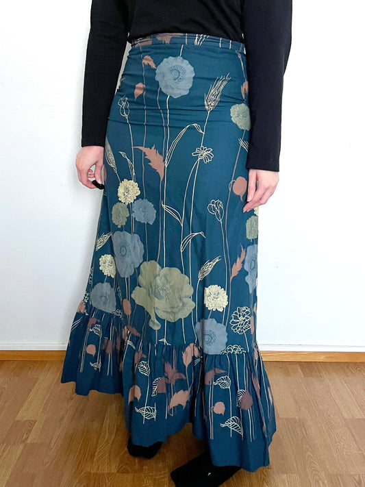 Blue maxi skirt, Size XS-S