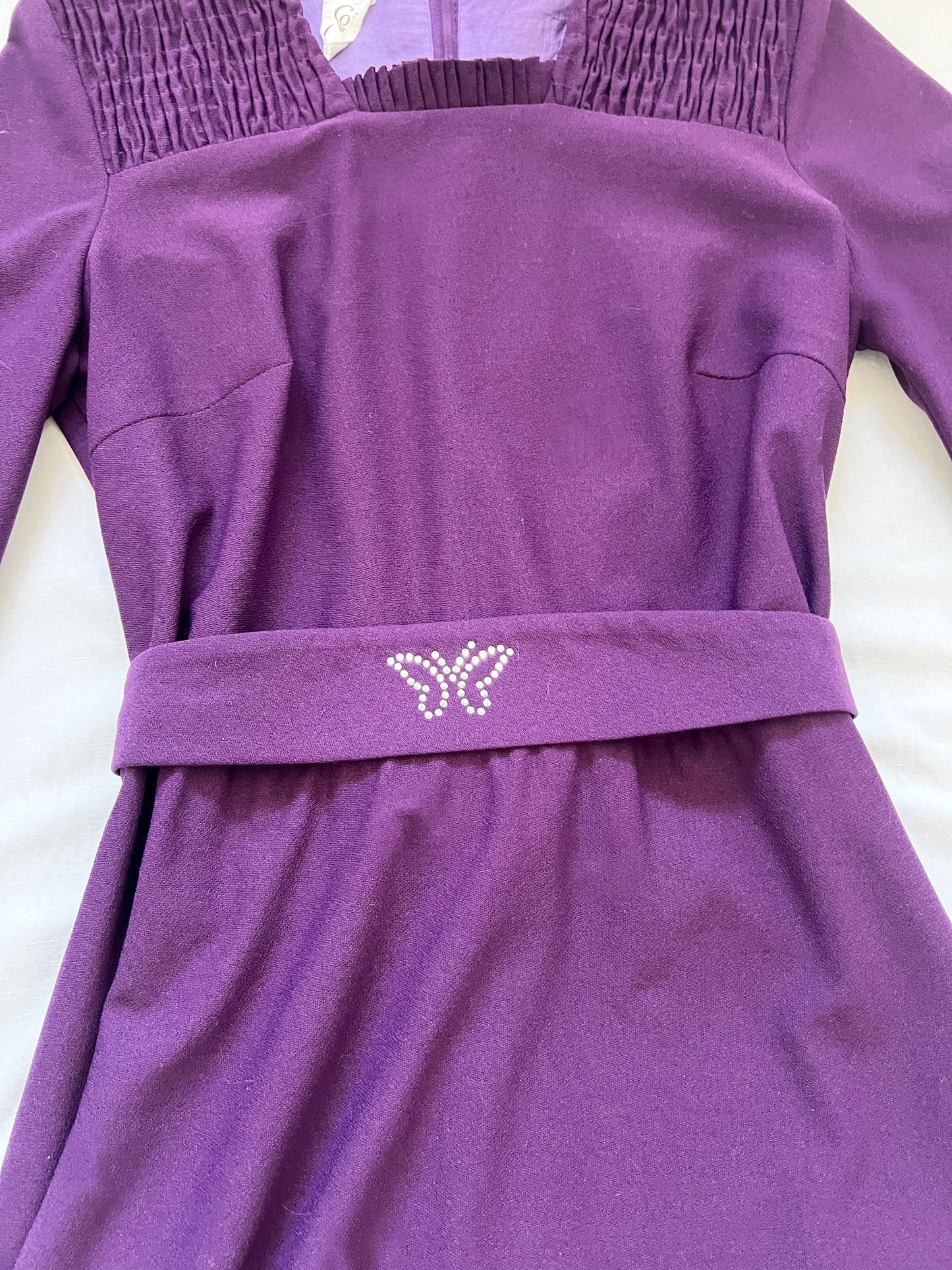 Purple butterfly dress, Size S