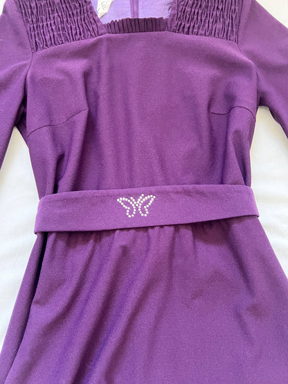 Purple butterfly dress, Size S