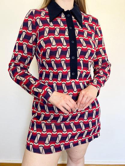 A vintage 60s tunic dress