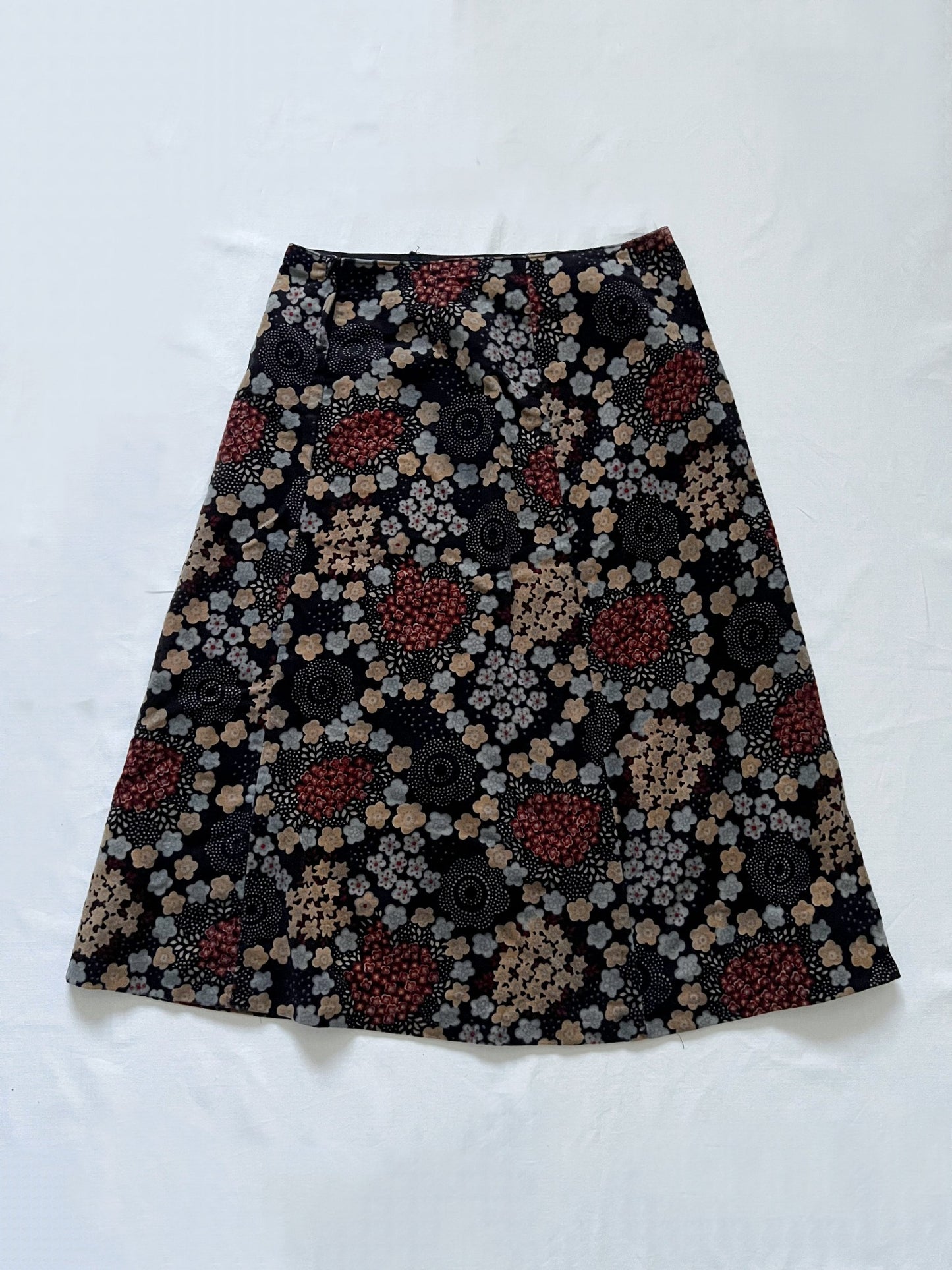 70s flower skirt, Size S-M