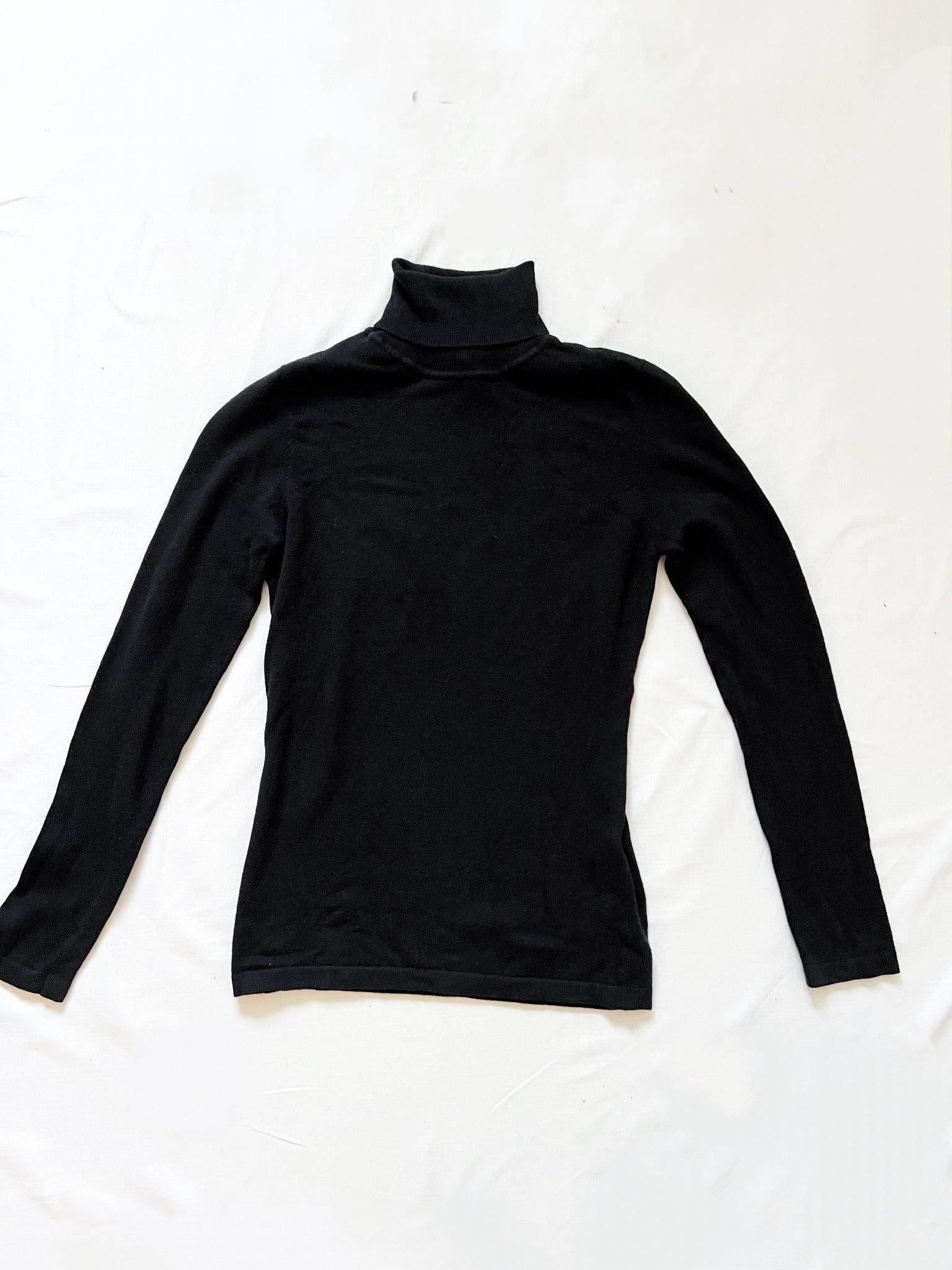 A black turtleneck