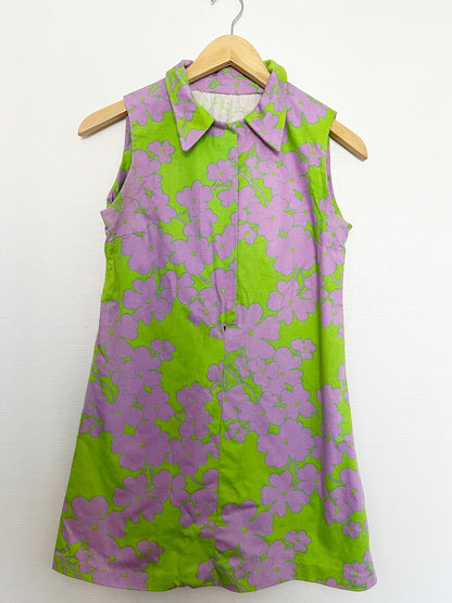 Green and purple tank top, Size XS-S