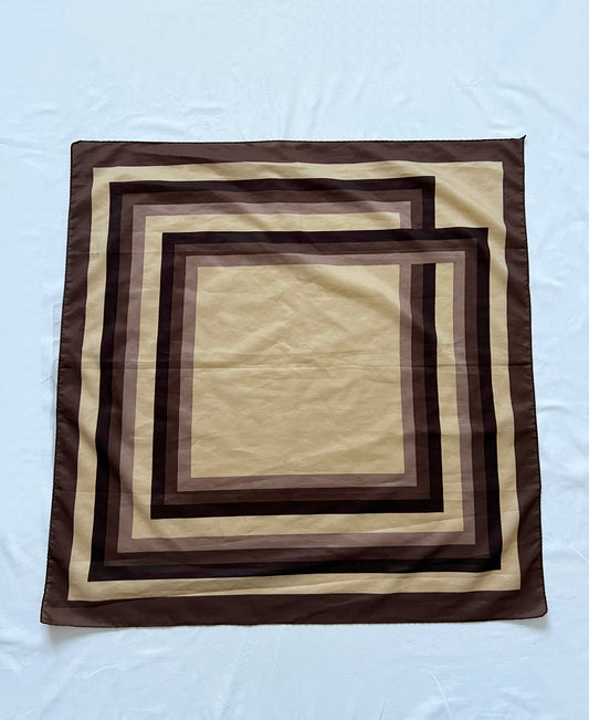 A brown vintage scarf