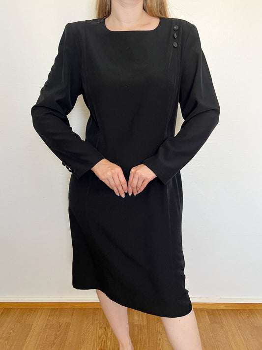 Black 80s dress, Size M