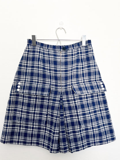 Blue gingham skirt, Size XXS-XS