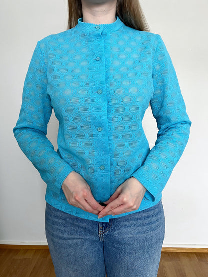 Blue lace cardigan, Size M-L