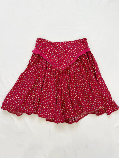 Red 90s skirt, Size S-M