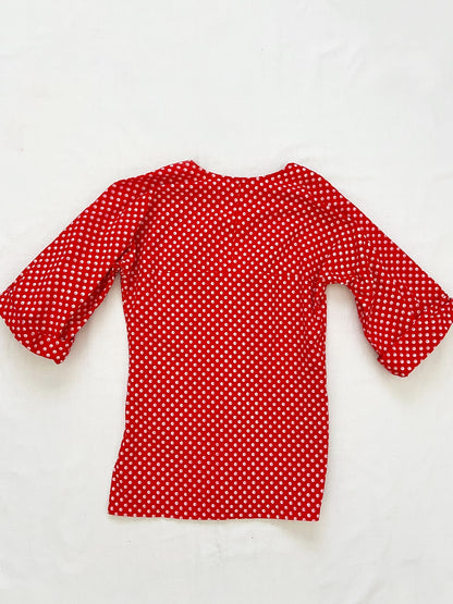 Polka dot t-shirt, Size XS-S