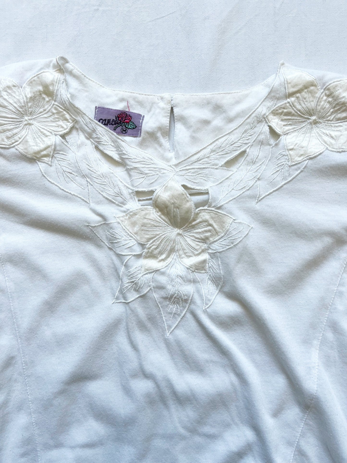 80s white t-shirt, Size M