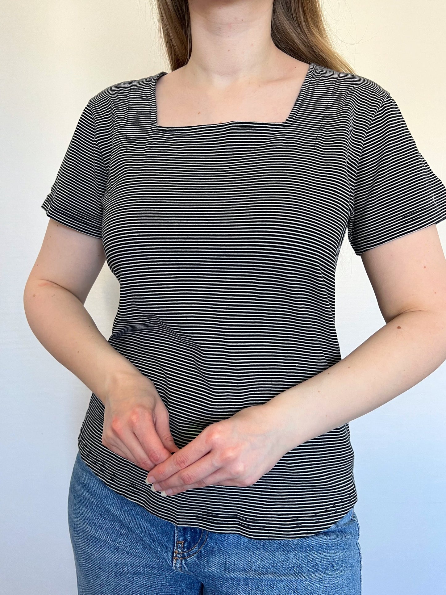 Striped cotton t-shirt, Size M