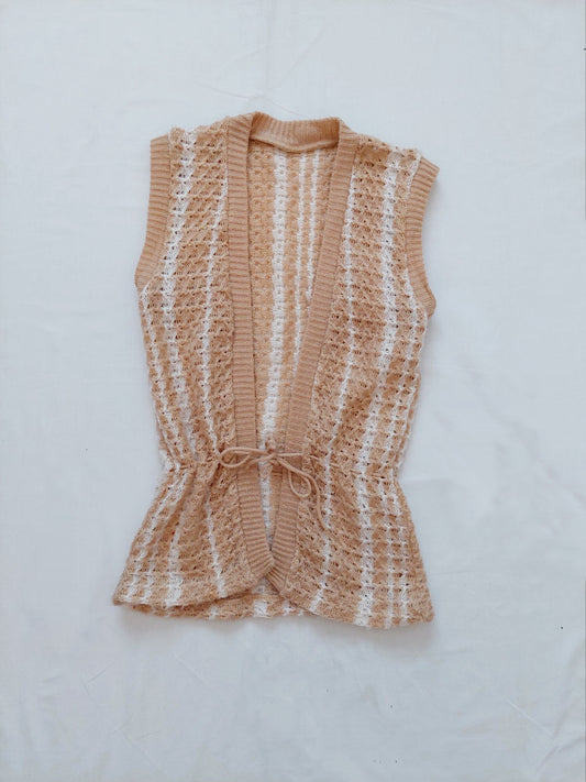 A vintage knitted vest