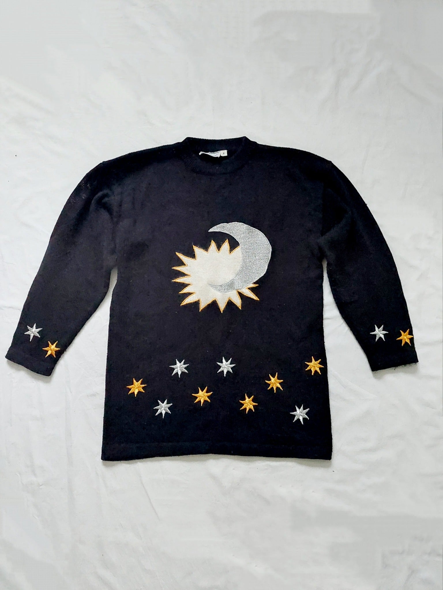 A black star sweater