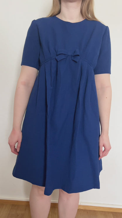 Blue bow dress, Size M